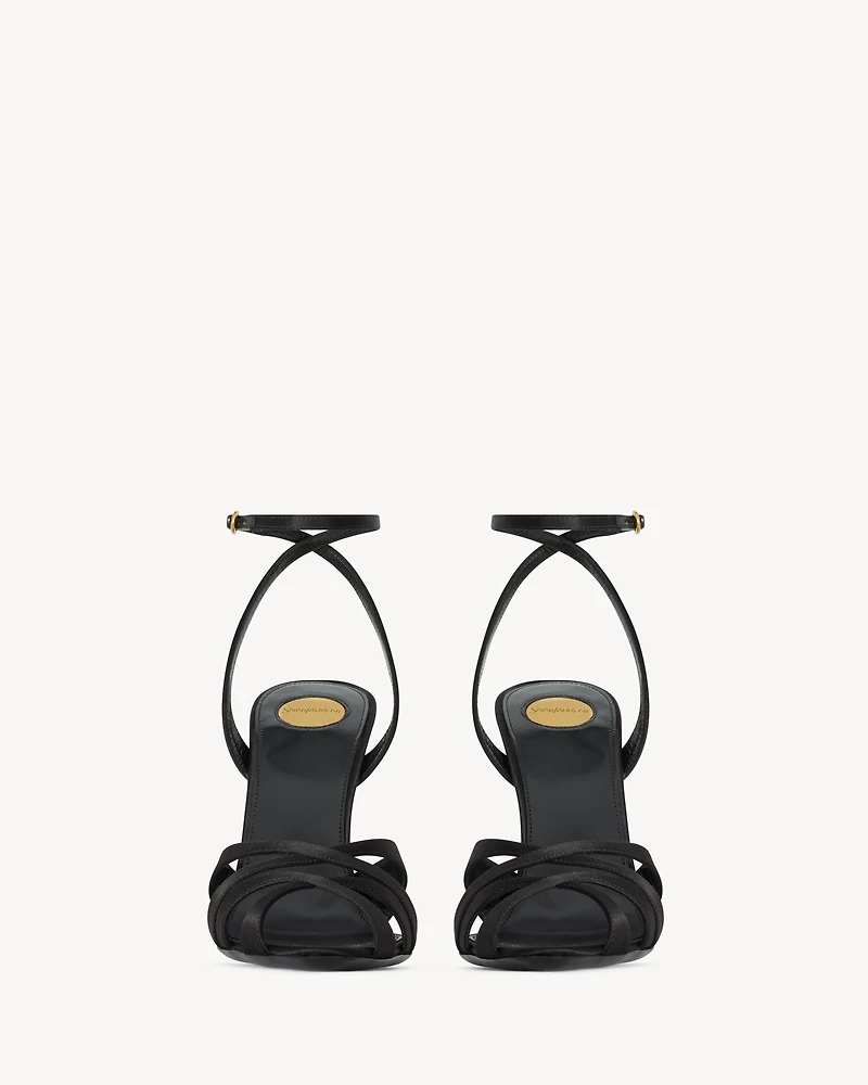 CHANDELLE sandals satin crepe
