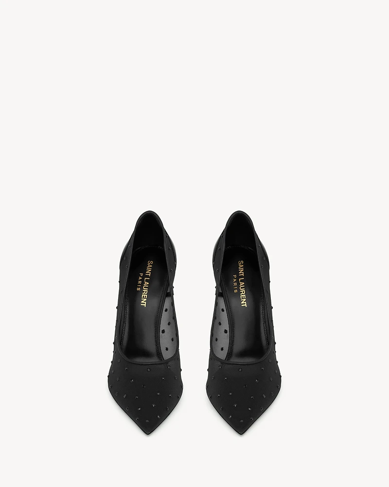 ANJA pumps rhinestone mesh