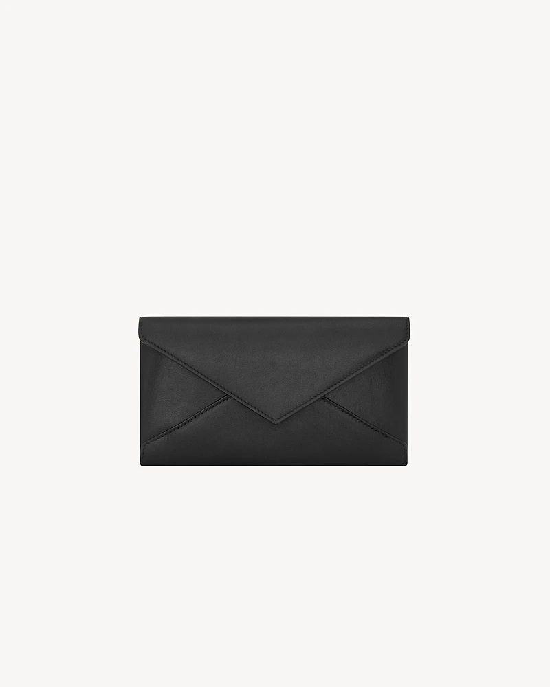 LETTER large wallet in leather