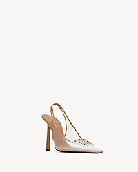 JIVE slingback pumps TPU and rhinestones