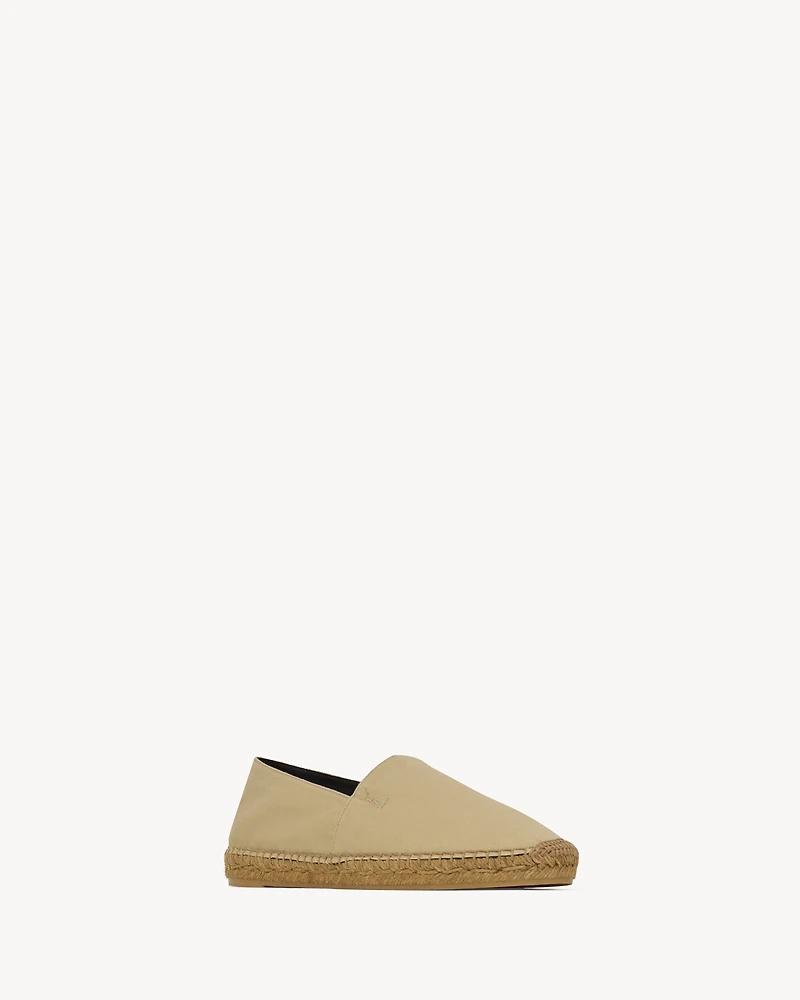 espadrilles cotton gabardine