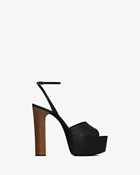 Jodie platform sandals shiny leather