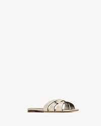 TRIBUTE mules metallic leather