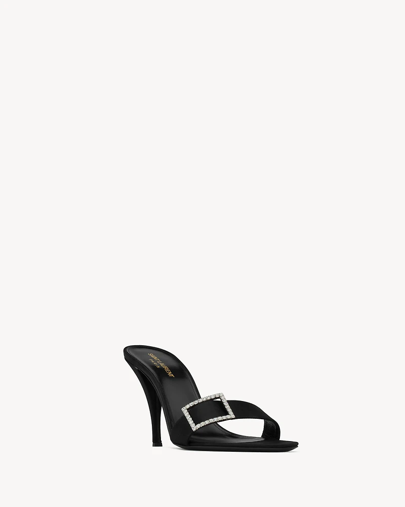 SIMONE mules satin crepe