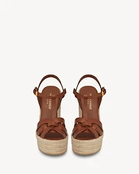 TRIBUTE espadrilles wedge smooth leather