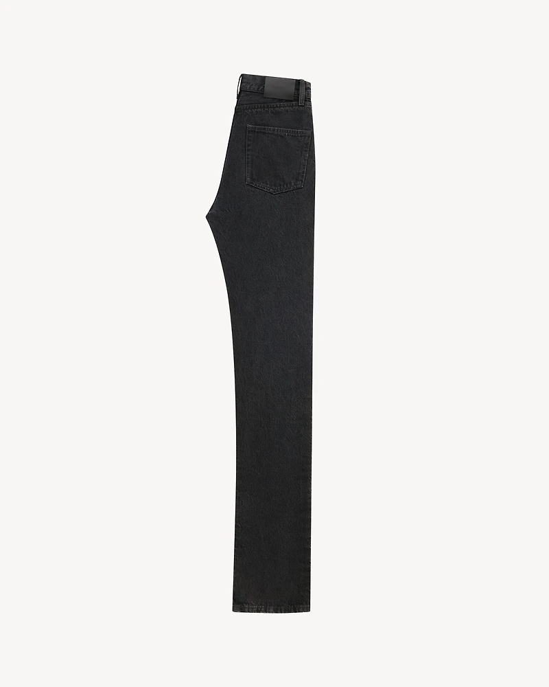 90's slim jeans black rock denim
