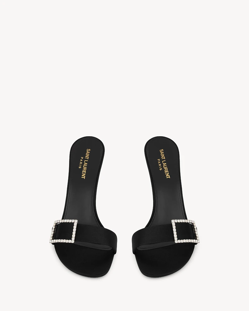 SIMONE mules satin crepe