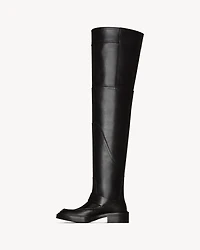 JOE over-the-knee boots smooth leather