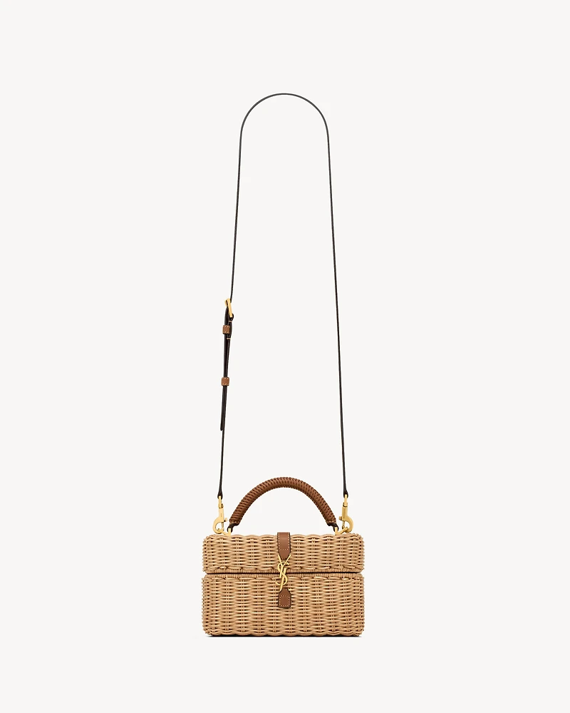 GABY vanity bag in osier
