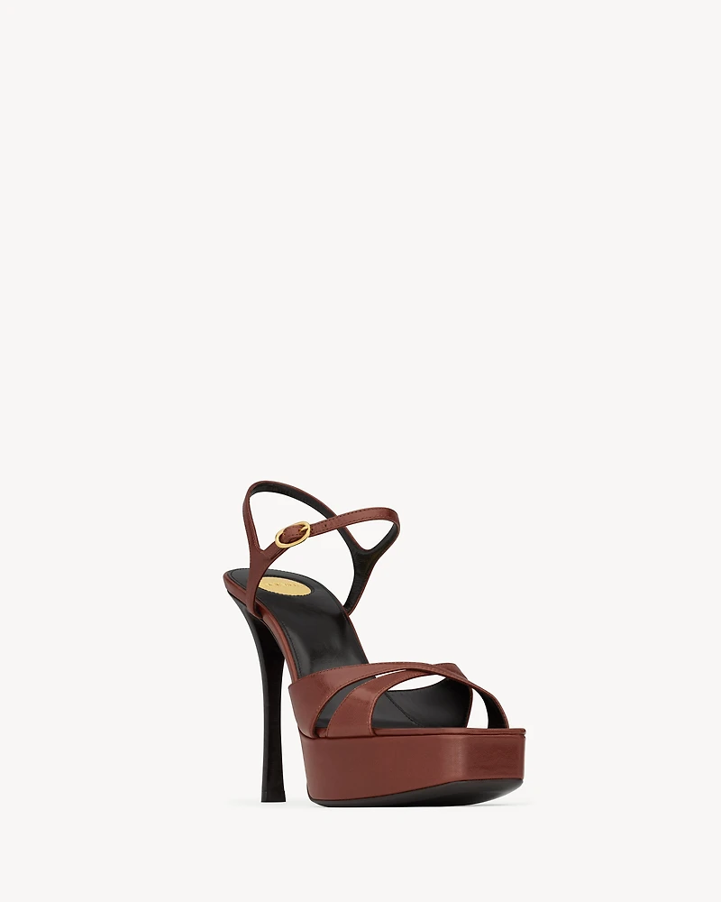 DEBBIE platform sandals smooth leather