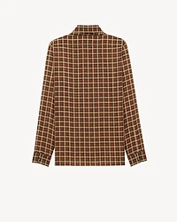 CASSANDRE shirt vichy silk