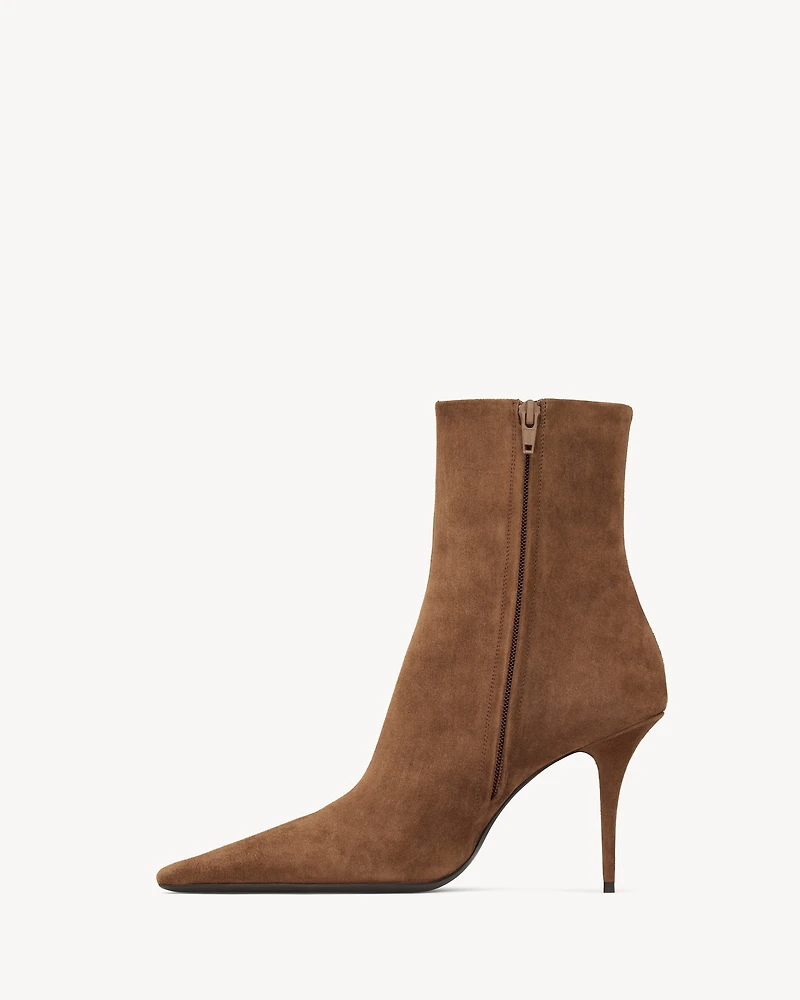 ASHLEY booties suede