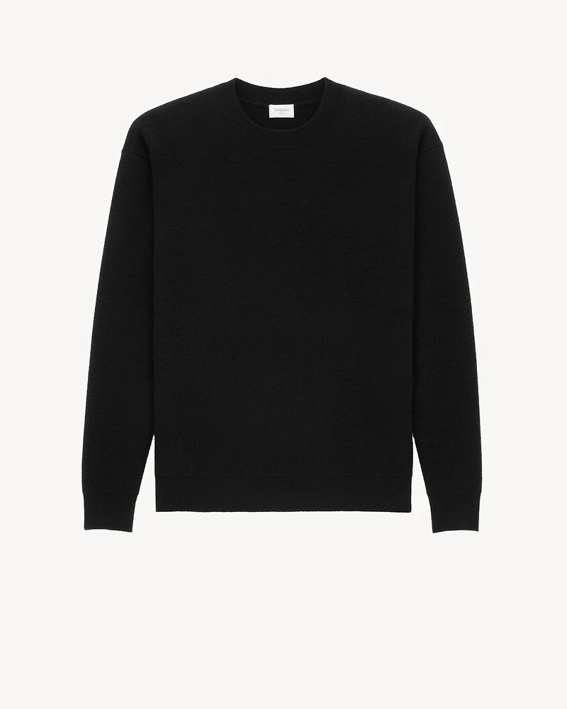 sweater brushed cashmere