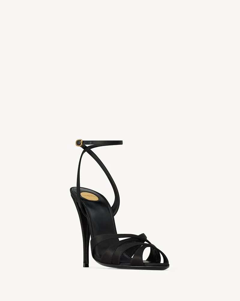 CHANDELLE sandals satin crepe