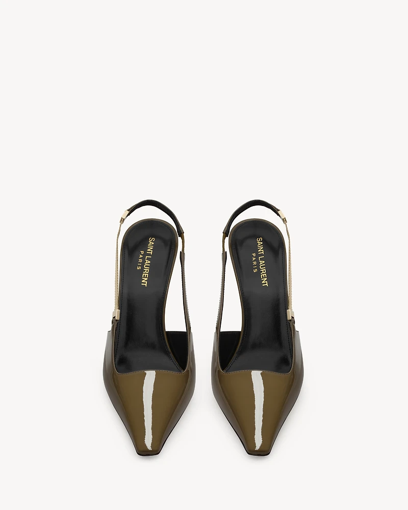 BLAKE slingback pumps patent leather