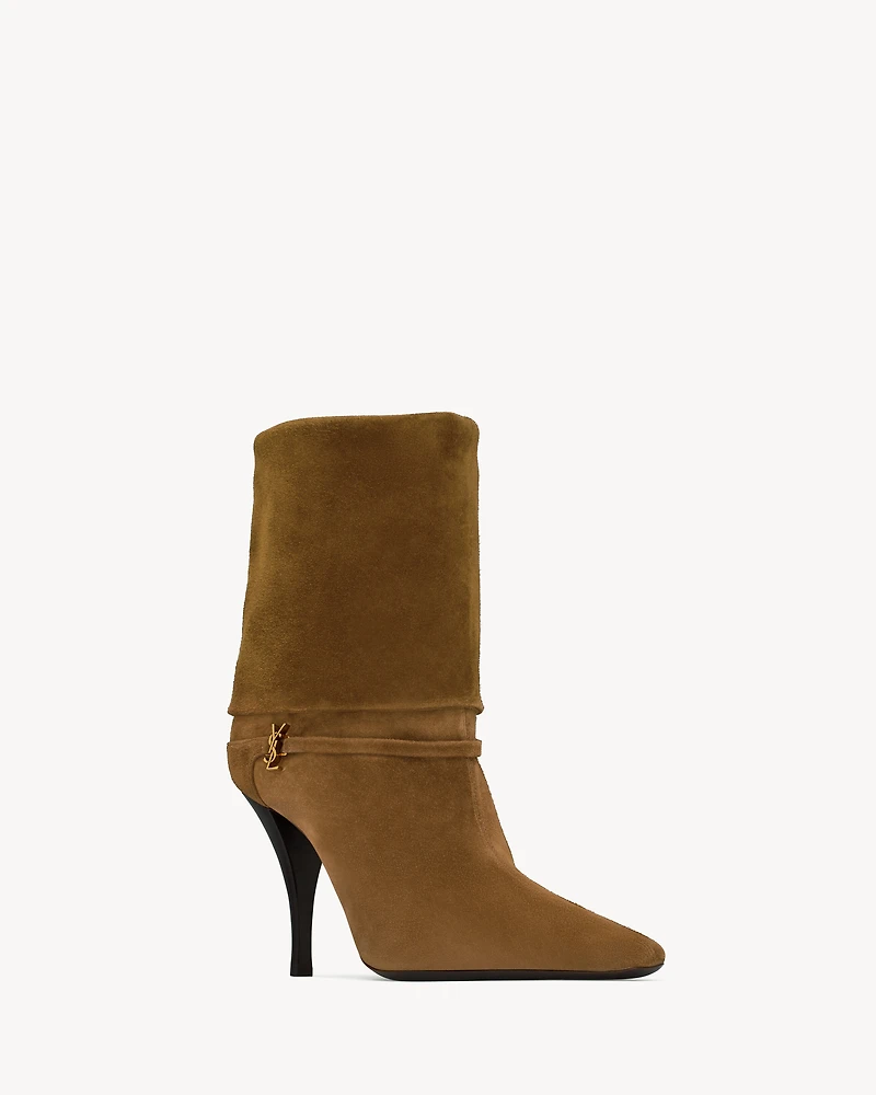 NIKI booties suede