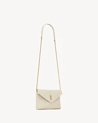 CASSANDRE chain clutch in lambskin