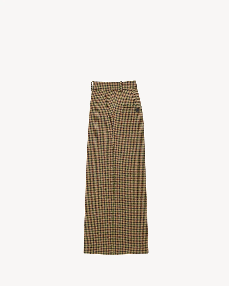 culottes wool check