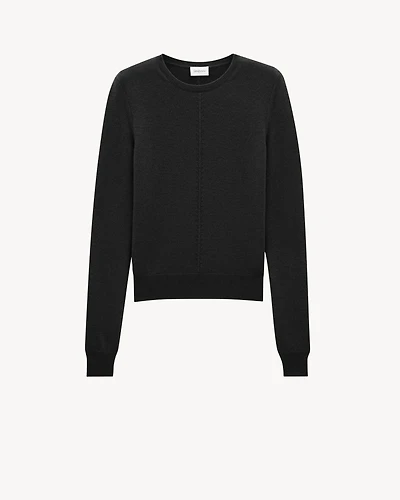 openwork sweater cashmere