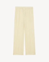 pajama set broderie anglaise and muslin