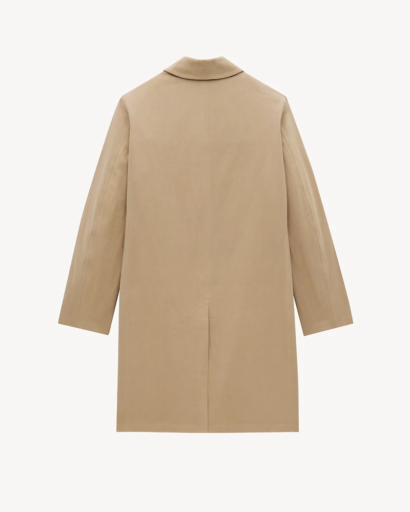 Coat cotton gabardine
