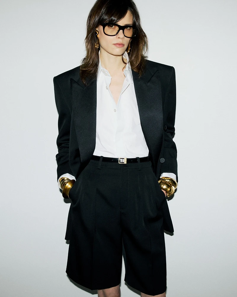 bermuda shorts grain de poudre