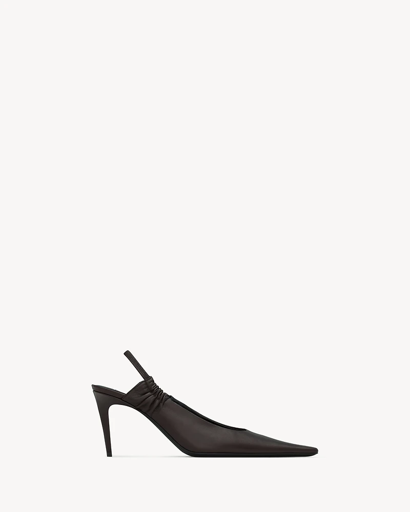 ANNE-MARIE slingback pumps smooth leather