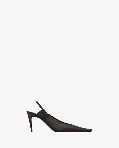 ANNE-MARIE slingback pumps smooth leather