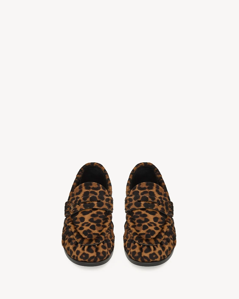 LE LOAFER supple pony hair leather