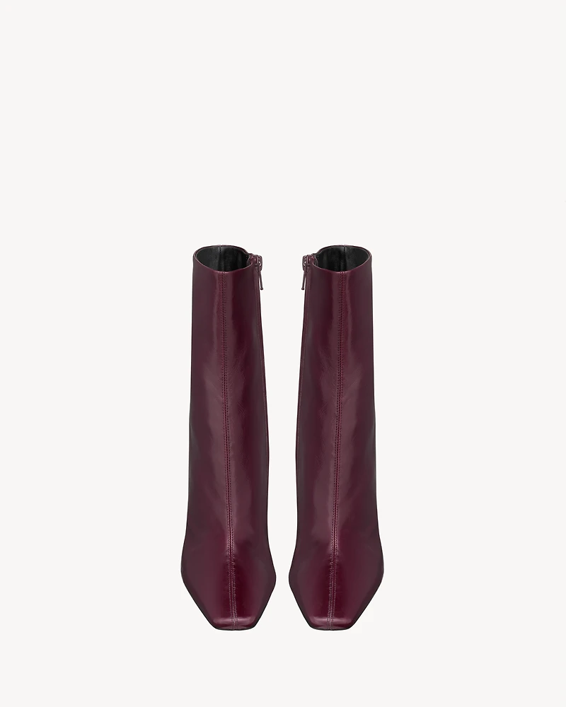 JILL booties smooth leather