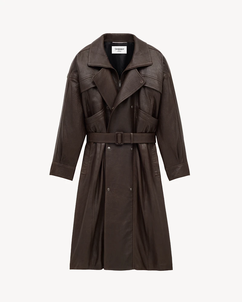 long jacket bubbled lambskin