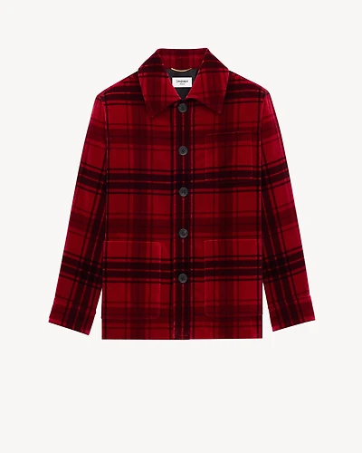 tartan jacket velvet
