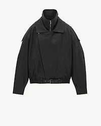 bomber jacket lambskin