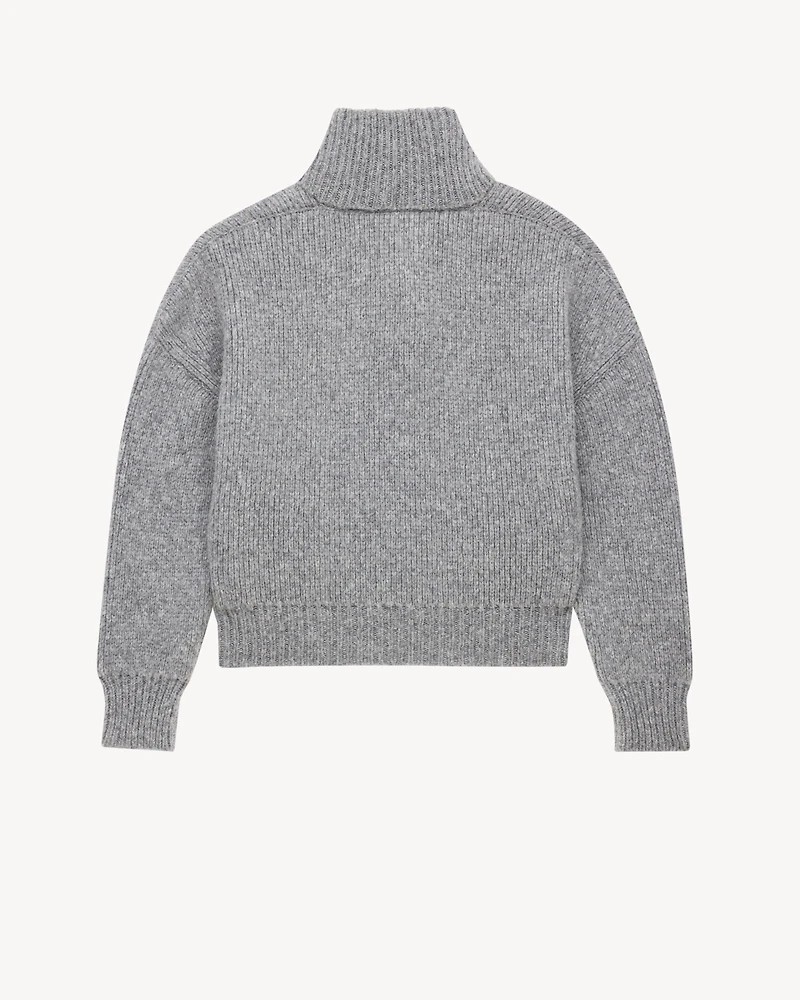 shawl sweater chunky knit