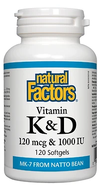 Vitamin K & D 120 mcg 1000 IU