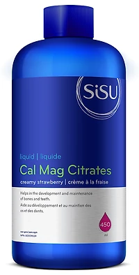 Calcium & Magnesium Citrates Liquid, Strawberry