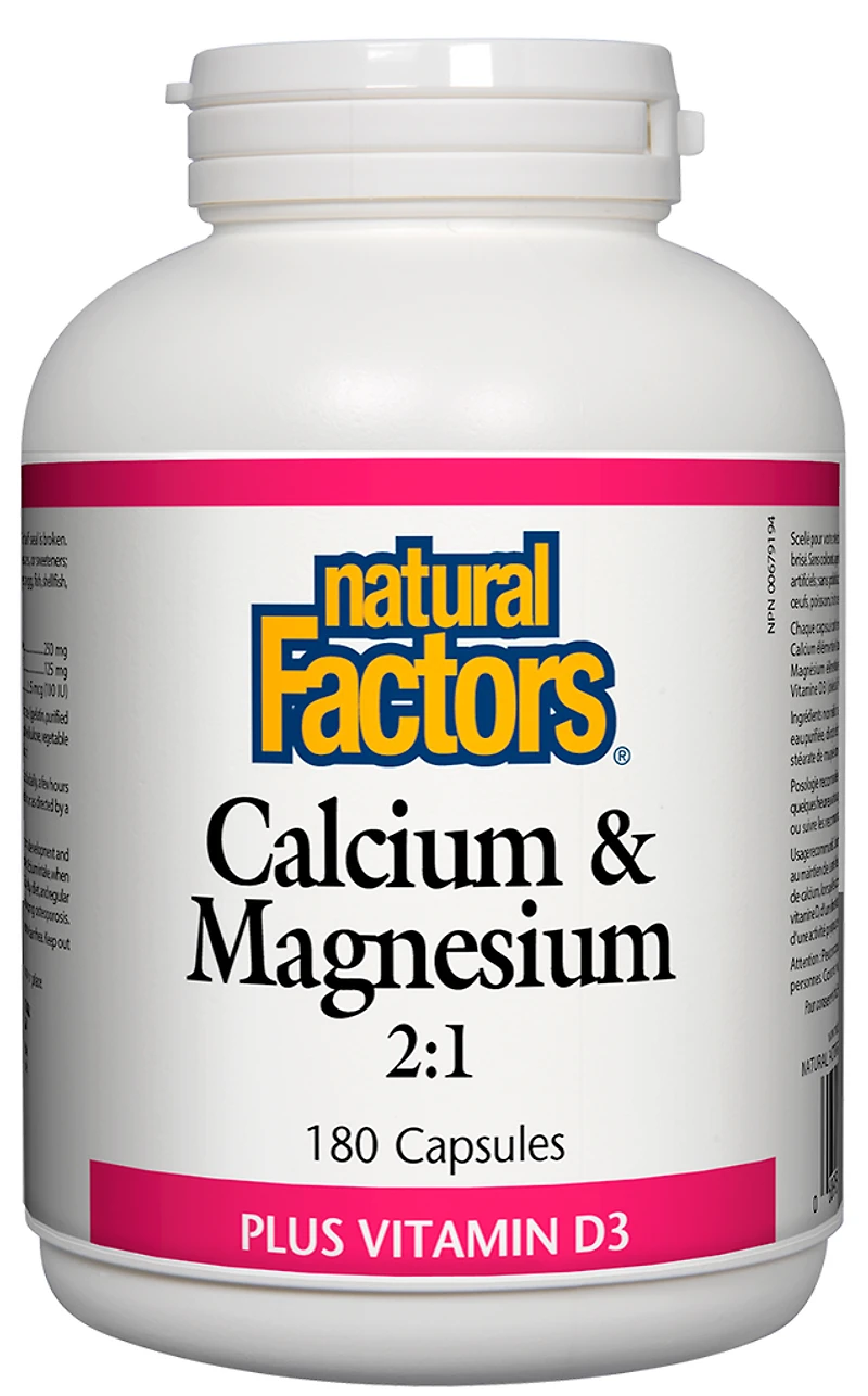 Calcium & Magnesium 2:1 Plus Vitamin D3