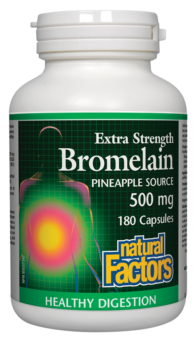 Bromelain Extra Strength, Pineapple Source 500 mg