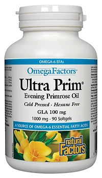 Ultra Prim Evening Primrose Oil 1000 mg, OmegaFactors®