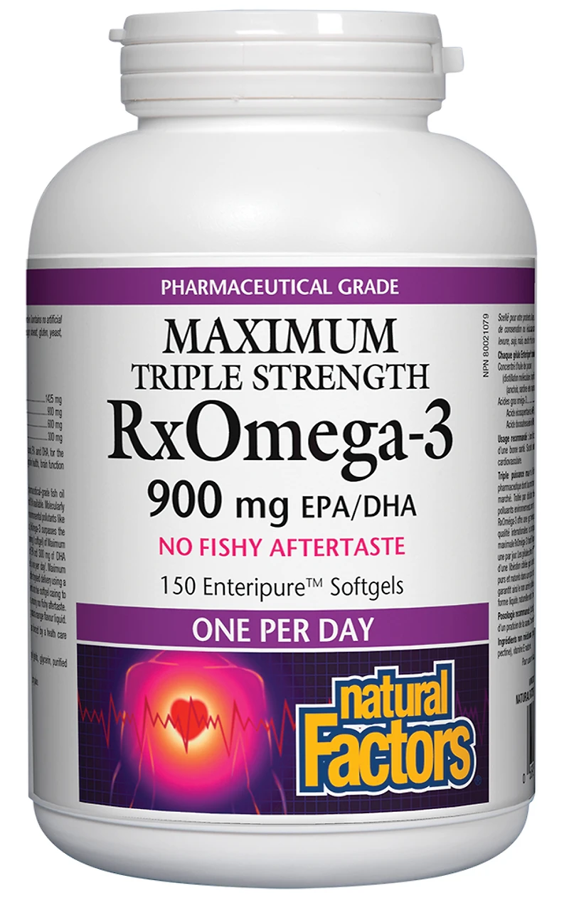 RxOmega-3 Maximum Triple Strength 900 mg