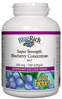 BlueRich® Super Strength Blueberry Concentrate 500 mg