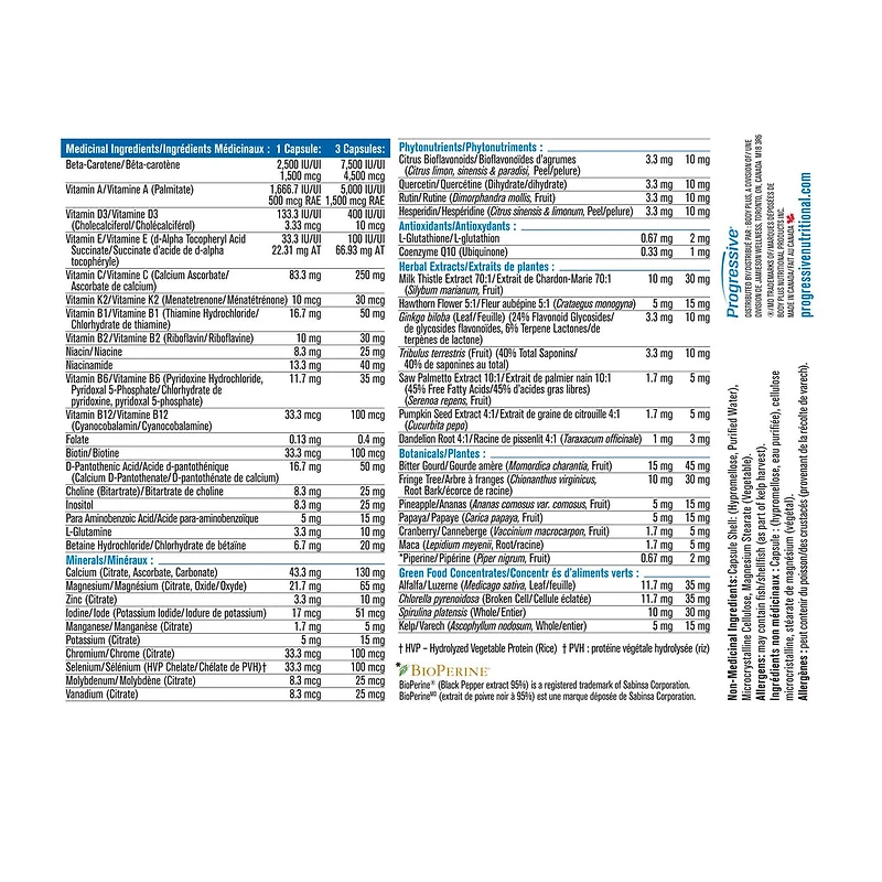 MultiVitamin For Adult Men