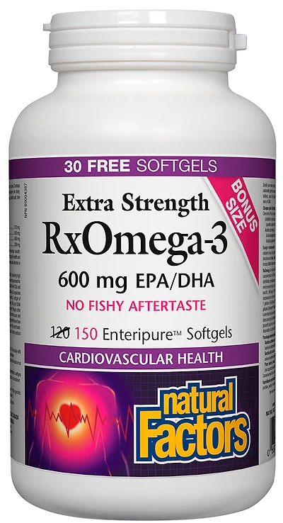 RxOmega-3 Extra Strength 600 mg
