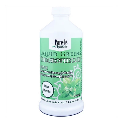 Pure-le Natural Liquid Greens Chlorophyll Mint