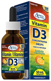 Vitamin D3 1000 IU - Concentrated Drops