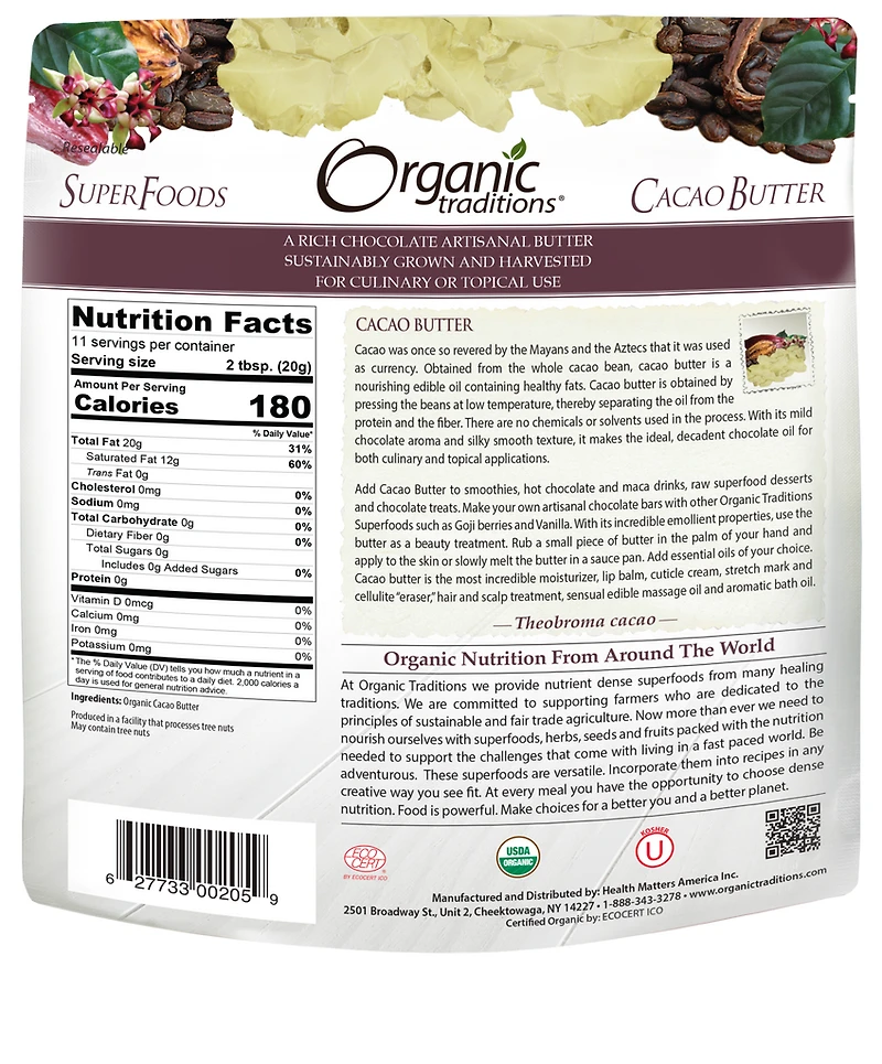 Organic Cacao Butter