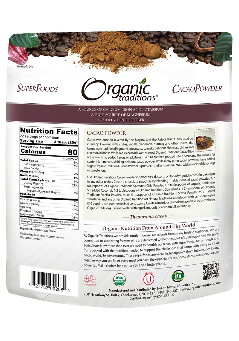 Organic Cacao Powder