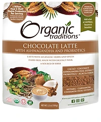 Organic Chocolate Latte with Ashwagandha & Probiotics