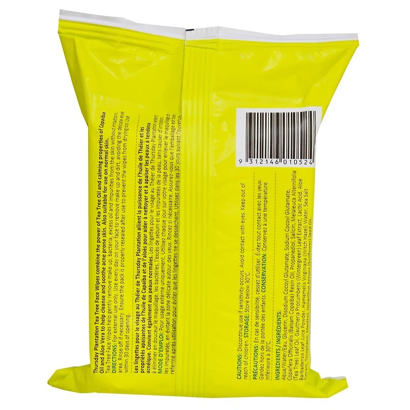 Tea Tree Face Wipes
