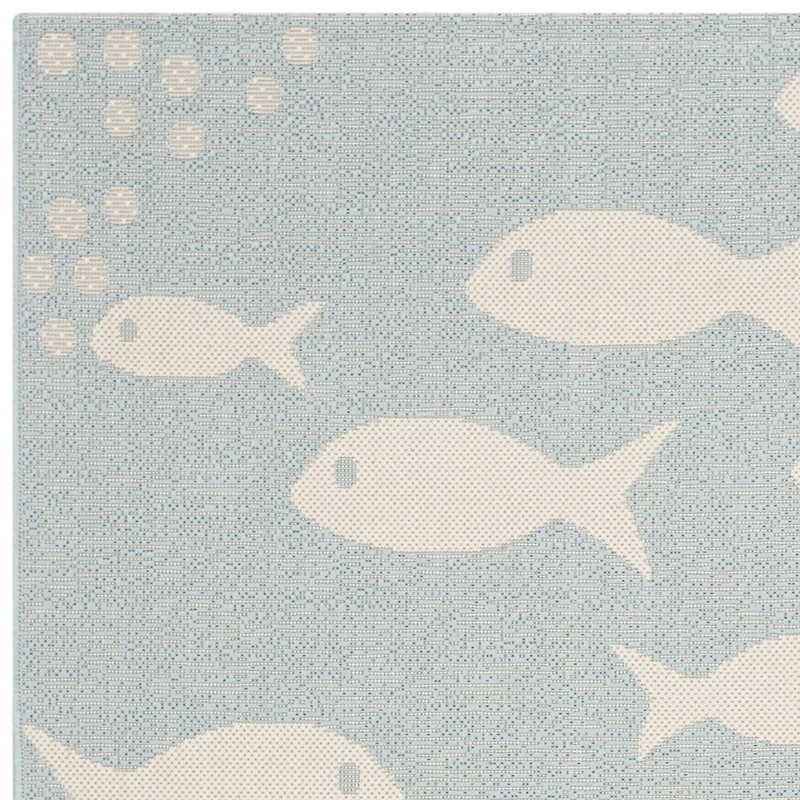 Safavieh Courtyard Collection Virginia Geometric Indoor/Outdoor Area Rug